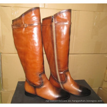 Botas de última moda de la rodilla del diseño (Hcy02-1129)